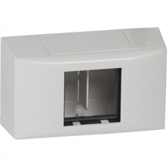 Рамка LEGRAND Mosaic 2 модуля для DLPlus с профилем 20 мм белый