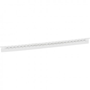 Маркер LEGRAND Memocab ширина 2,3 мм чёрная маркировка на белом фоне заглавная буква S