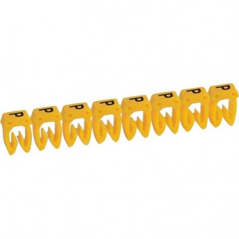 Маркер LEGRAND CAB 3 для кабеля 1,5-2,5 мм² заглавная буква P