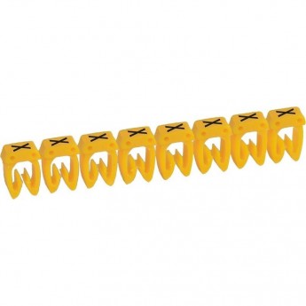 Маркер LEGRAND CAB 3 для кабеля 1,5-2,5 мм² заглавная буква X