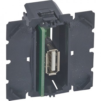 Розетка LEGRAND USB Celiane черный