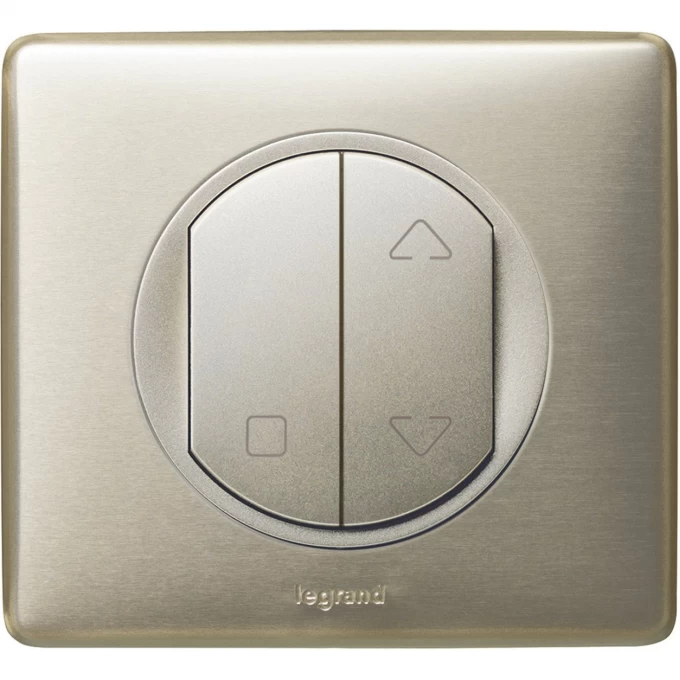 Клавиша управляющего устройства MyHome Play Zigbee для жалюзи титан 068495 Клавиша управляющего устройства MyHome Play Zigbee для жалюзи титан 068495