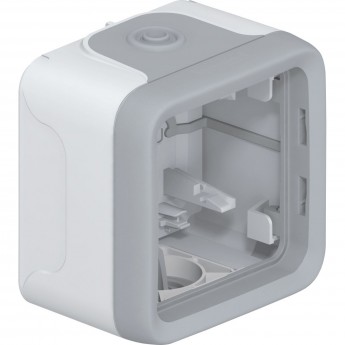 Коробка LEGRAND Plexo для накладного монтажа с мембранными сальниками 1 пост серый