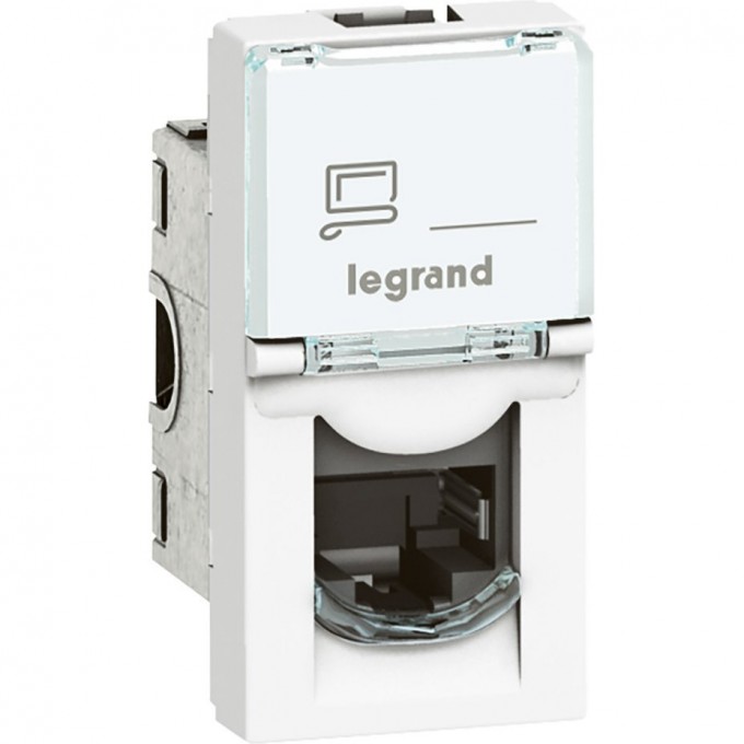 Розетка LEGRAND RJ 45 Программа Mosaic категория 6 FTP 1 модуль белый 076562 Розетка LEGRAND RJ 45 Программа Mosaic категория 6 FTP 1 модуль белый 076562