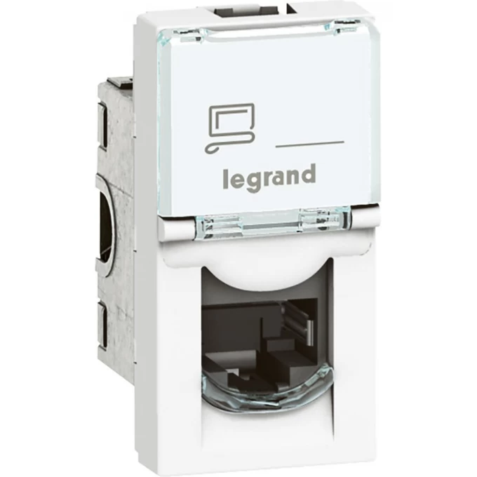 Розетка LEGRAND RJ 45 Программа Mosaic категория 6a UTP 1 модуль белый 076571 Розетка LEGRAND RJ 45 Программа Mosaic категория 6a UTP 1 модуль белый 076571