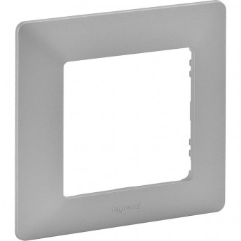 Рамка LEGRAND Valena LIFE "Алюминий", 1-постовая универсальная, белая