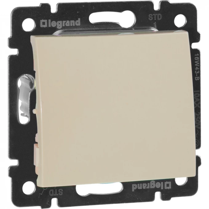 Выключатель LEGRAND Valena одноклавишный 10 A 250 В слоновая кость 774301 Выключатель LEGRAND Valena одноклавишный 10 A 250 В слоновая кость 774301