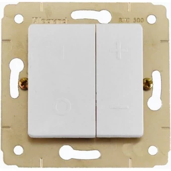 Кнопочный светорегулятор LEGRAND Cariva 40-600 В/ВА 50 Гц белый