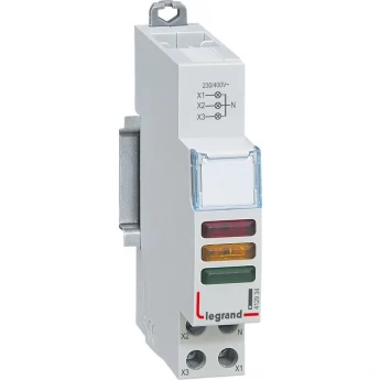 Лампа индикаторная LEGRAND 3xLED красный/зеленый/жёлтый