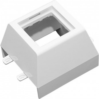 Рамка LEGRAND Mosaic для мини-плинтусов DLPlus 60х16/20 на 2 модуля белый