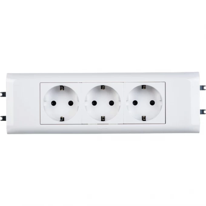 Розетка LEGRAND 3 х 2К+3 Программа Mosaic для установки в кабель-канале автоматические клеммы стандартная белый 077433 Розетка LEGRAND 3 х 2К+3 Программа Mosaic для установки в кабель-канале автоматические клеммы стандартная белый 077433