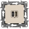 Розетка LEGRAND Etika USB слоновая кость 672336