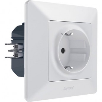 Умная розетка LEGRAND Valena Life with NETATMO 2К+З 16А 230В, белый