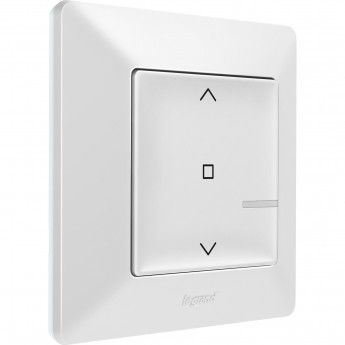 Умный беспроводной выключатель рольставней LEGRAND Valena Life with NETATMO, белый