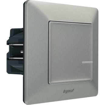 Умный проводной выключатель/светорегулятор LEGRAND Valena Life with NETATMO 5-300Вт, алюминий