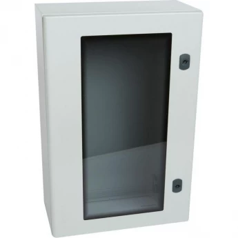 Металлический щит LEGRAND Atlantic IP66 со сплошной монтажной платой, стеклянная дверь 700x500x250