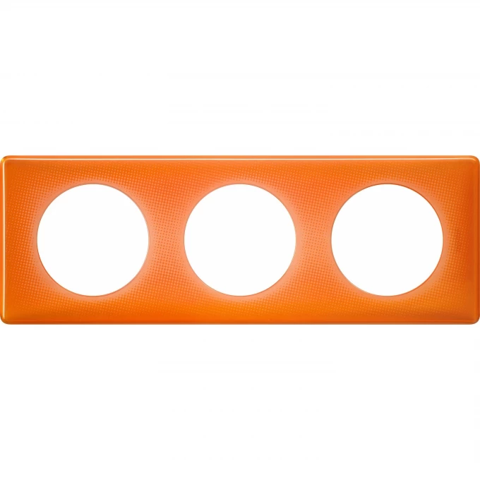 Рамка LEGRAND Celiane 3 поста Оранжевый муар 066653