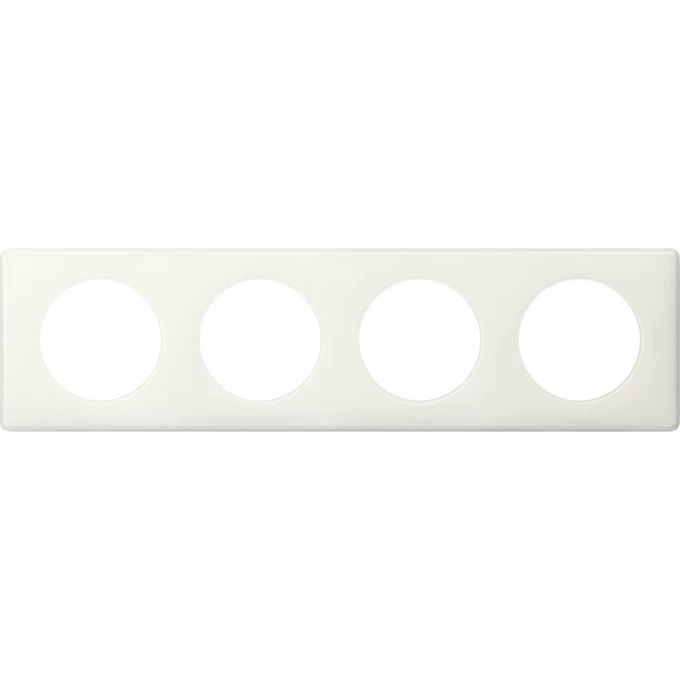 Рамка LEGRAND Celiane 4 поста Белый глянец 066634 Рамка LEGRAND Celiane 4 поста Белый глянец 066634