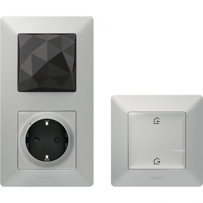 Стартовый пакет LEGRAND Valena Life with NETATMO с головным выключателем, алюминий 752396 Стартовый пакет LEGRAND Valena Life with NETATMO с головным выключателем, алюминий 752396