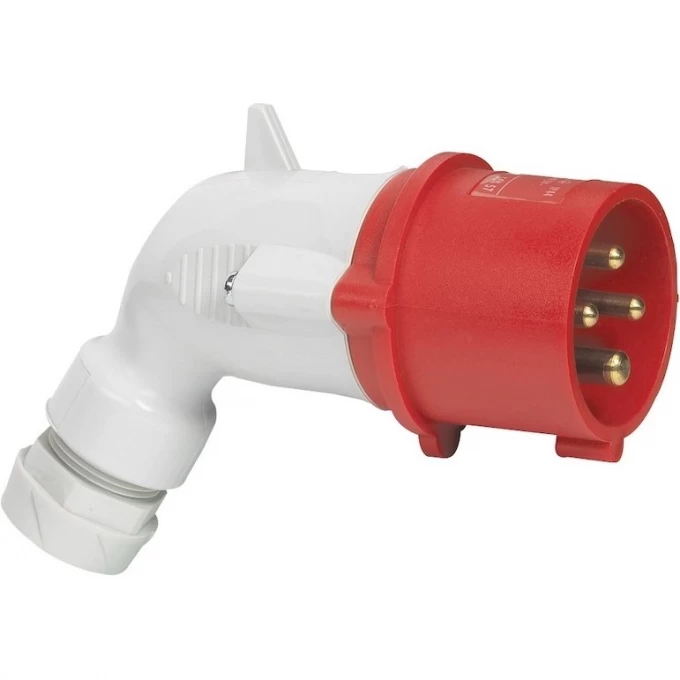 Вилка LEGRAND моб.угл. 16А 3К+Н+З 380В IP44 056458 Вилка LEGRAND моб.угл. 16А 3К+Н+З 380В IP44 056458
